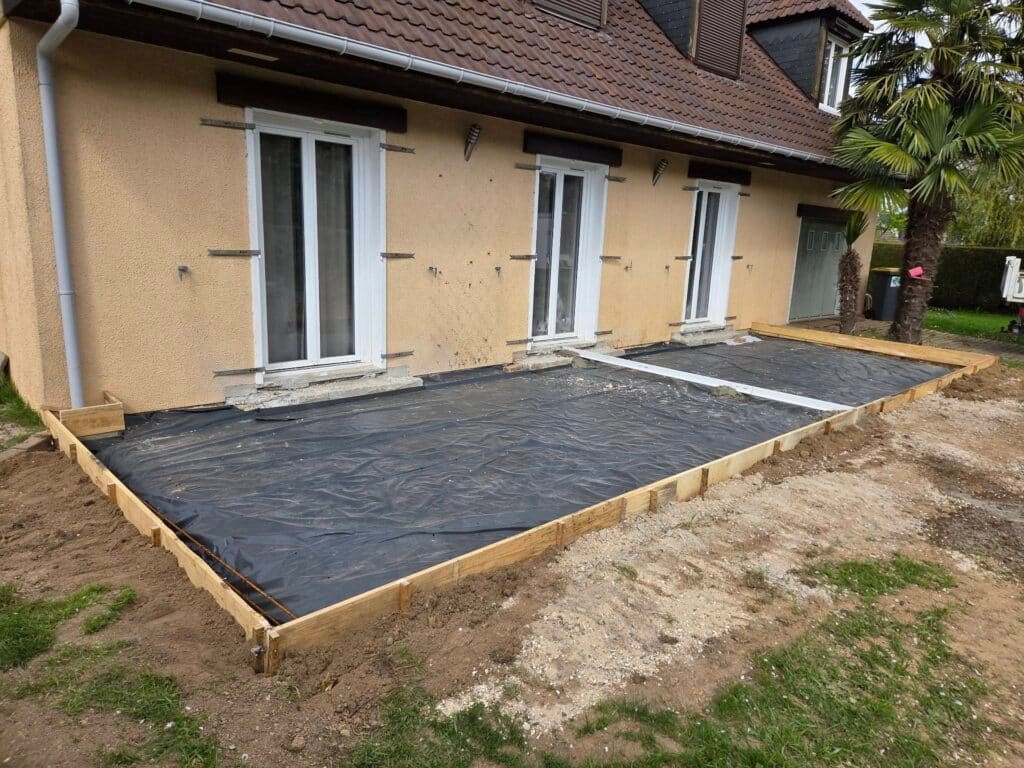 Installation de dalle pour terrasse à Paris