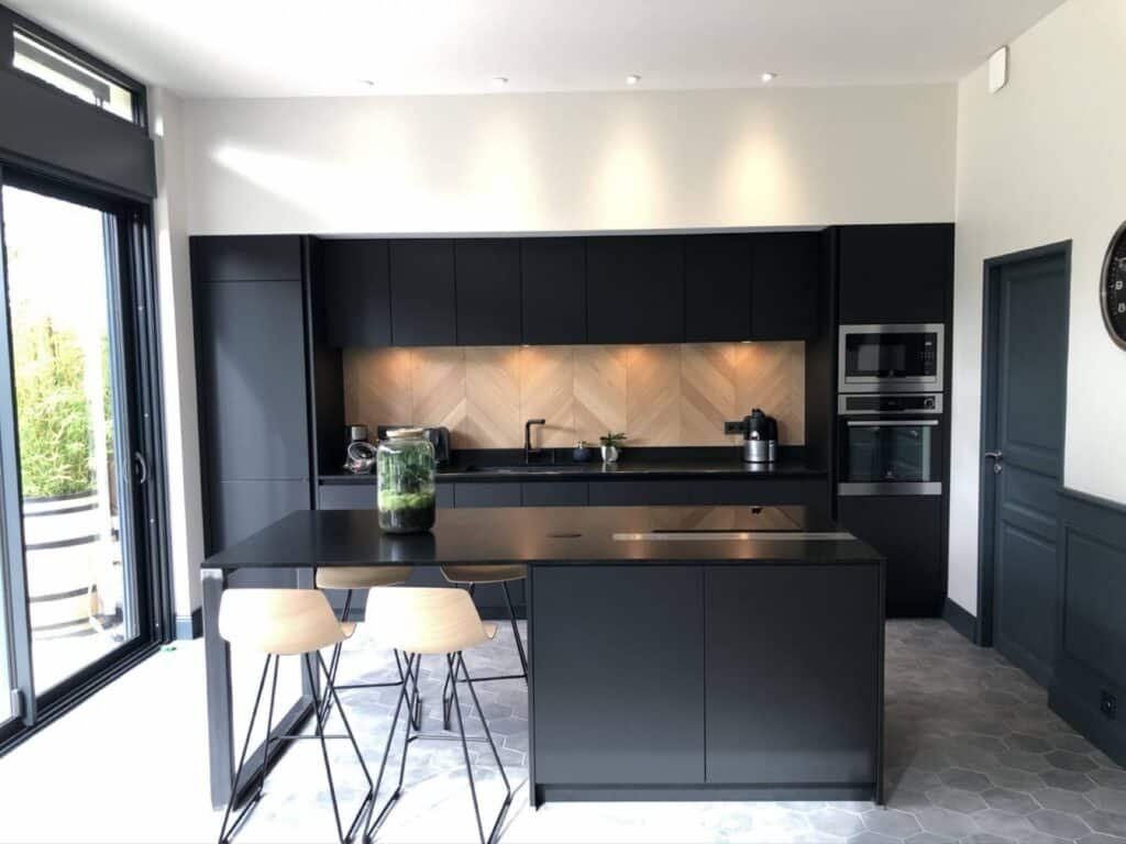 Rénovation de cuisine moderne à Rouen