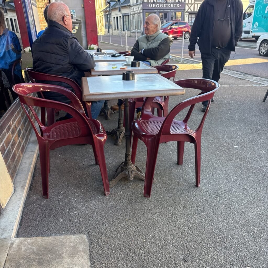 Rénovation de sol terrasse café à Lille